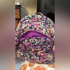 Vera Bradley Purple Floral Backpack